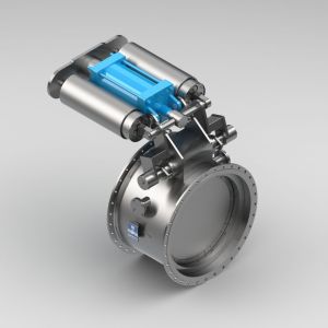 SAFETY QUICK-CLOSING BUTTERFLY FLAP VALVE TYPE PKIII